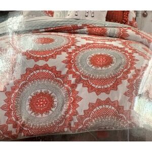 Rainbow Mandala Cotton Comforter Twin Anthology BUNGALOW Double Sided Reversible